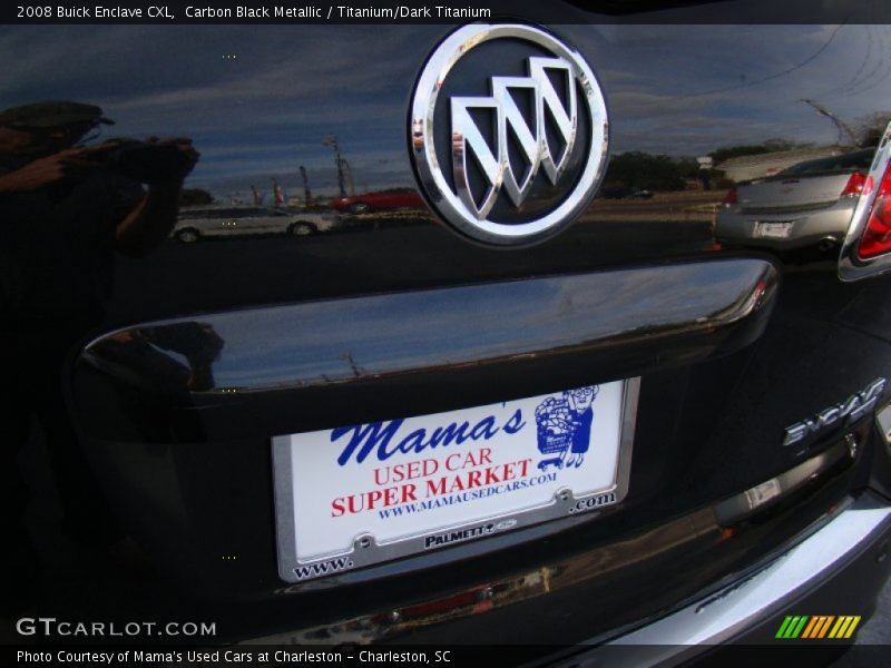 Carbon Black Metallic / Titanium/Dark Titanium 2008 Buick Enclave CXL