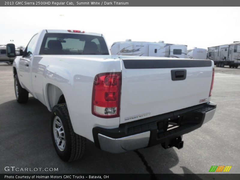 Summit White / Dark Titanium 2013 GMC Sierra 2500HD Regular Cab