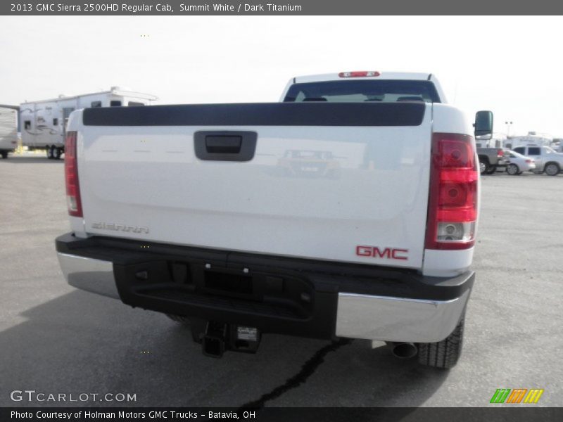Summit White / Dark Titanium 2013 GMC Sierra 2500HD Regular Cab