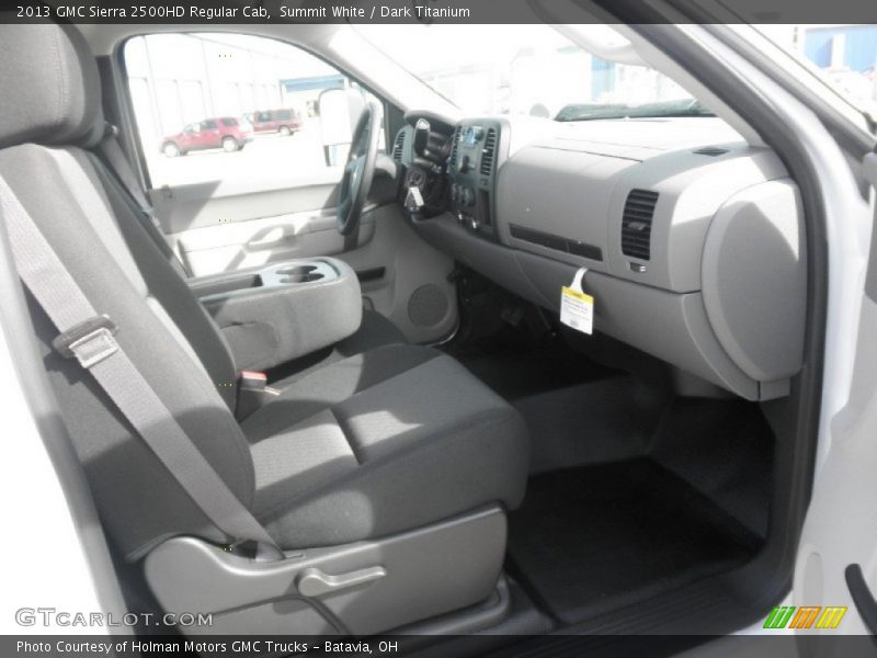 Summit White / Dark Titanium 2013 GMC Sierra 2500HD Regular Cab