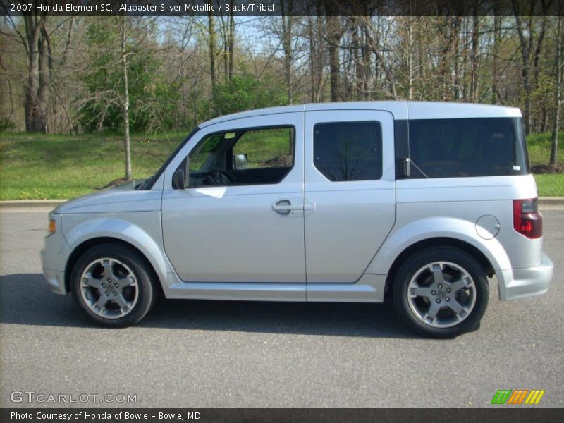 Alabaster Silver Metallic / Black/Tribal 2007 Honda Element SC