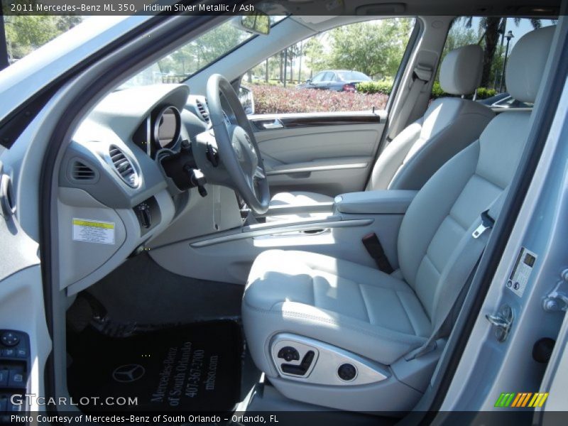 Iridium Silver Metallic / Ash 2011 Mercedes-Benz ML 350