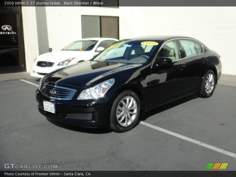 Black Obsidian / Wheat 2009 Infiniti G 37 Journey Sedan