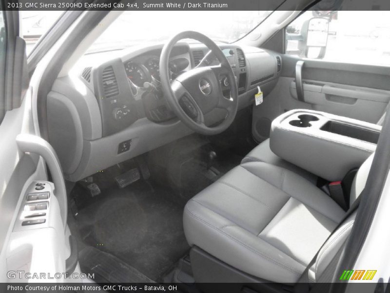 Summit White / Dark Titanium 2013 GMC Sierra 2500HD Extended Cab 4x4