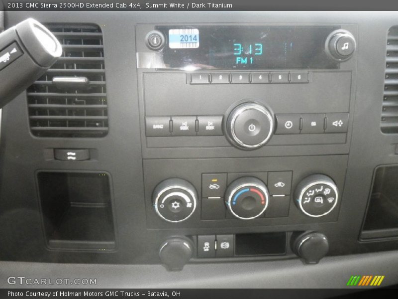 Summit White / Dark Titanium 2013 GMC Sierra 2500HD Extended Cab 4x4