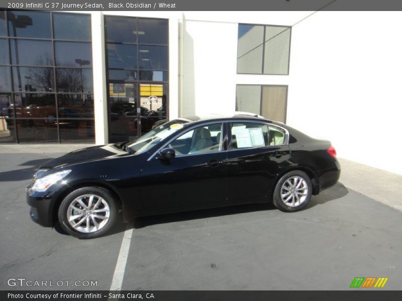 Black Obsidian / Wheat 2009 Infiniti G 37 Journey Sedan