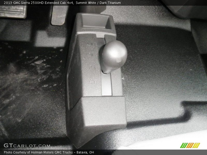 Summit White / Dark Titanium 2013 GMC Sierra 2500HD Extended Cab 4x4