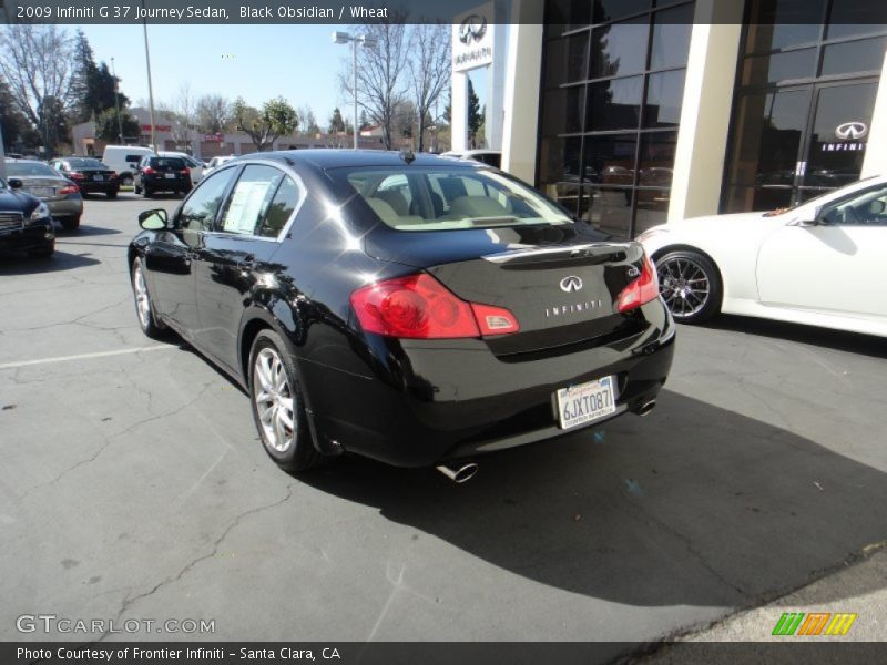 Black Obsidian / Wheat 2009 Infiniti G 37 Journey Sedan