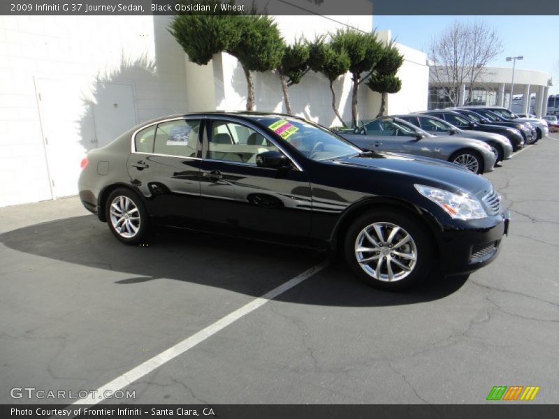 Black Obsidian / Wheat 2009 Infiniti G 37 Journey Sedan