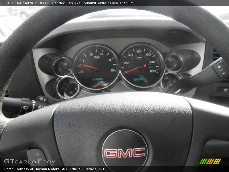 Summit White / Dark Titanium 2013 GMC Sierra 2500HD Extended Cab 4x4