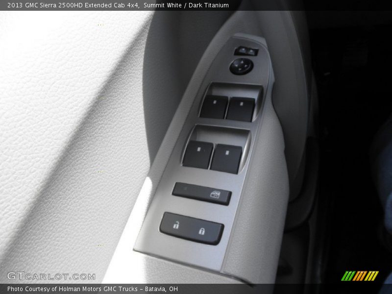 Summit White / Dark Titanium 2013 GMC Sierra 2500HD Extended Cab 4x4