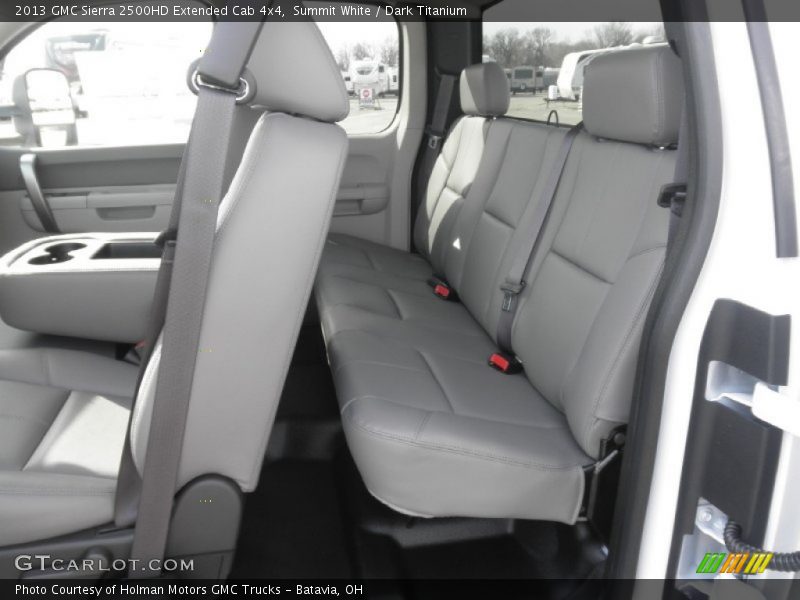 Rear Seat of 2013 Sierra 2500HD Extended Cab 4x4