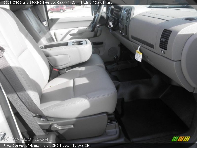 Summit White / Dark Titanium 2013 GMC Sierra 2500HD Extended Cab 4x4