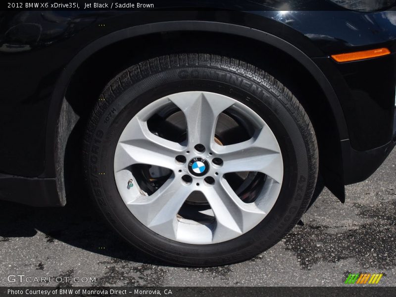 Jet Black / Saddle Brown 2012 BMW X6 xDrive35i