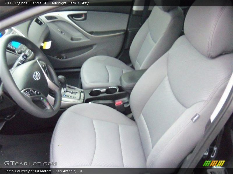 Midnight Black / Gray 2013 Hyundai Elantra GLS