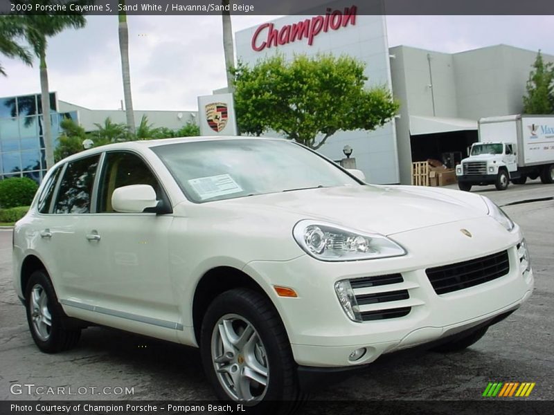 Sand White / Havanna/Sand Beige 2009 Porsche Cayenne S