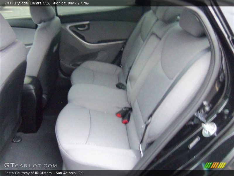 Midnight Black / Gray 2013 Hyundai Elantra GLS
