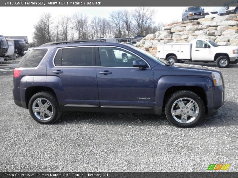 Atlantis Blue Metallic / Jet Black 2013 GMC Terrain SLT