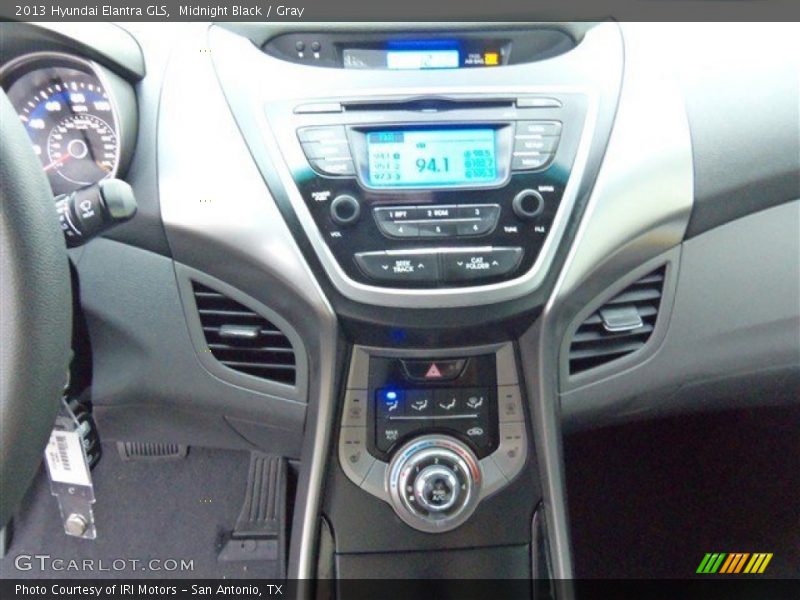 Midnight Black / Gray 2013 Hyundai Elantra GLS