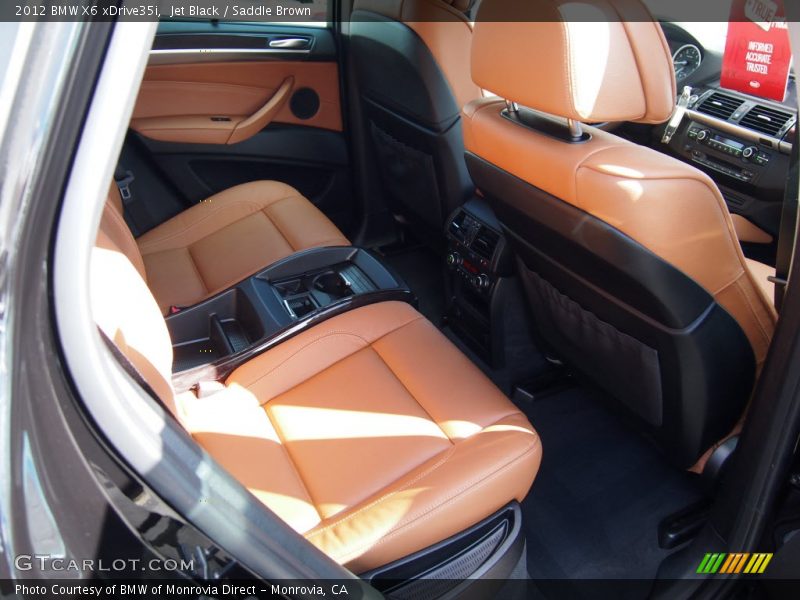 Jet Black / Saddle Brown 2012 BMW X6 xDrive35i