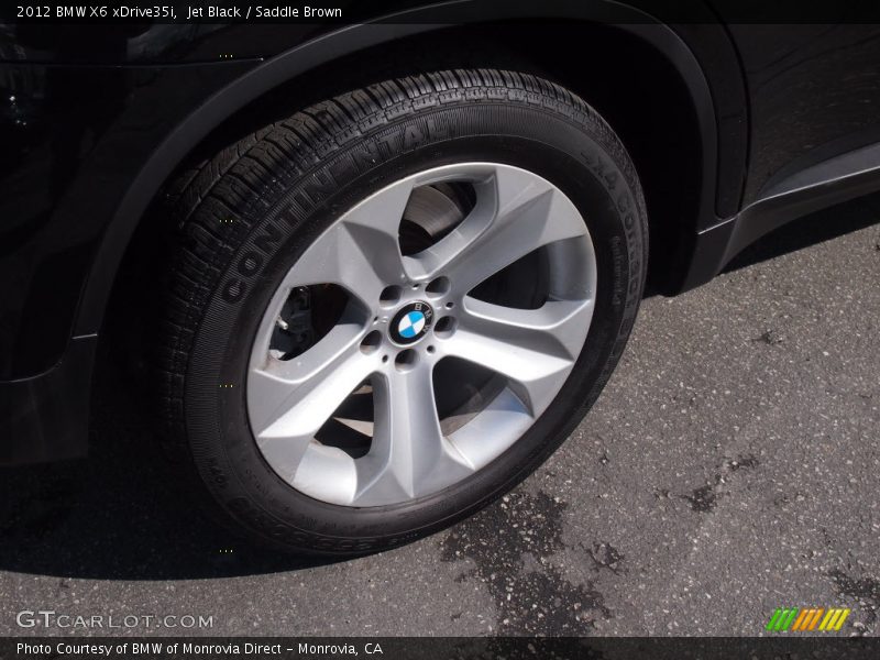 Jet Black / Saddle Brown 2012 BMW X6 xDrive35i