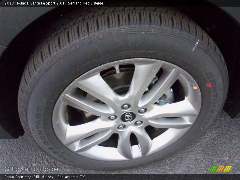 Serrano Red / Beige 2013 Hyundai Santa Fe Sport 2.0T