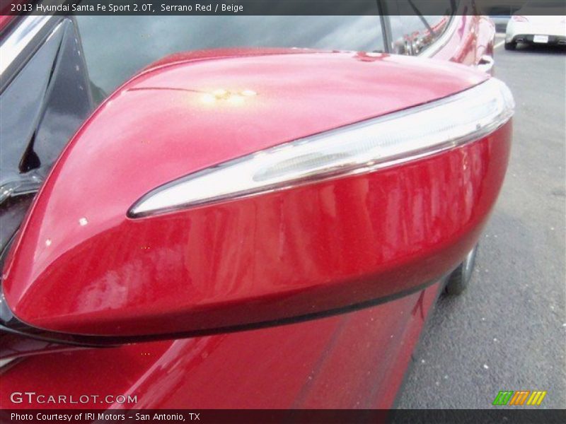 Serrano Red / Beige 2013 Hyundai Santa Fe Sport 2.0T