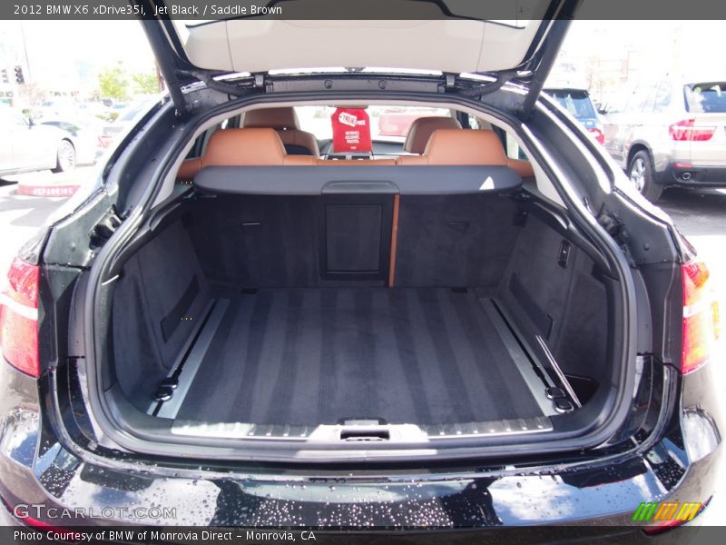 Jet Black / Saddle Brown 2012 BMW X6 xDrive35i