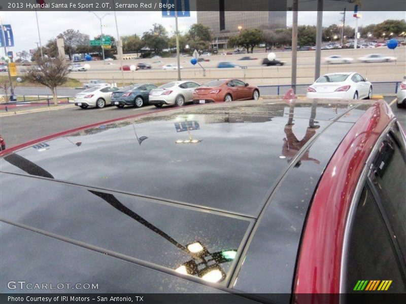 Serrano Red / Beige 2013 Hyundai Santa Fe Sport 2.0T
