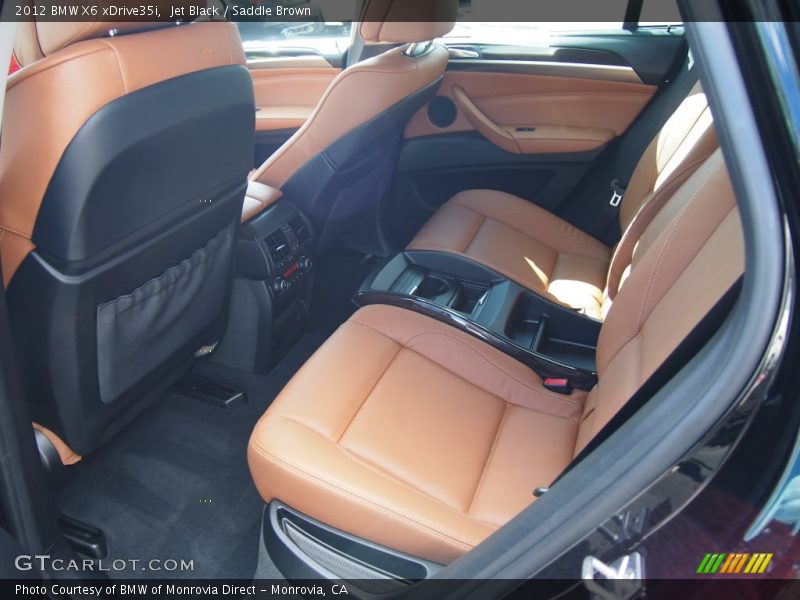 Jet Black / Saddle Brown 2012 BMW X6 xDrive35i