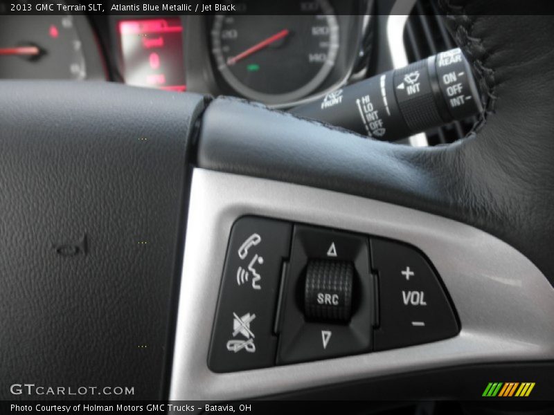 Atlantis Blue Metallic / Jet Black 2013 GMC Terrain SLT