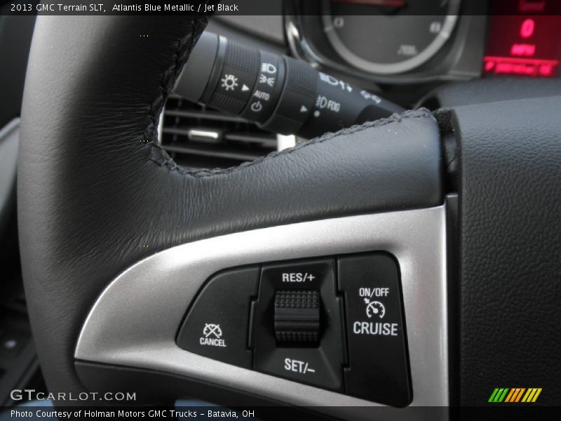 Atlantis Blue Metallic / Jet Black 2013 GMC Terrain SLT