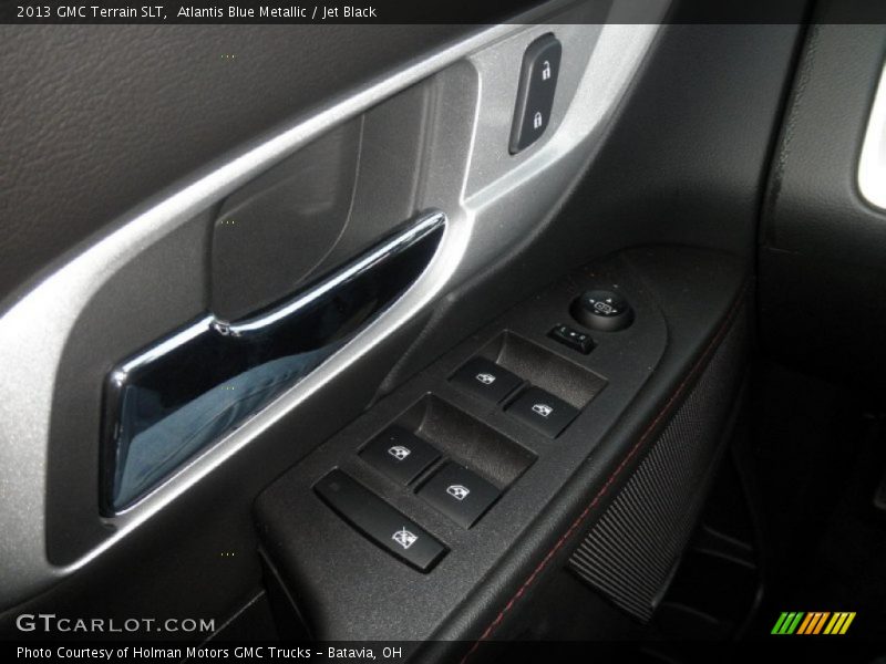 Atlantis Blue Metallic / Jet Black 2013 GMC Terrain SLT