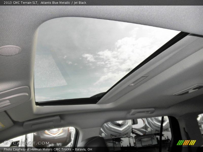 Atlantis Blue Metallic / Jet Black 2013 GMC Terrain SLT
