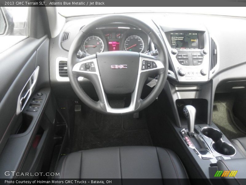 Atlantis Blue Metallic / Jet Black 2013 GMC Terrain SLT