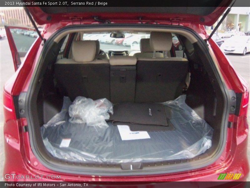 Serrano Red / Beige 2013 Hyundai Santa Fe Sport 2.0T