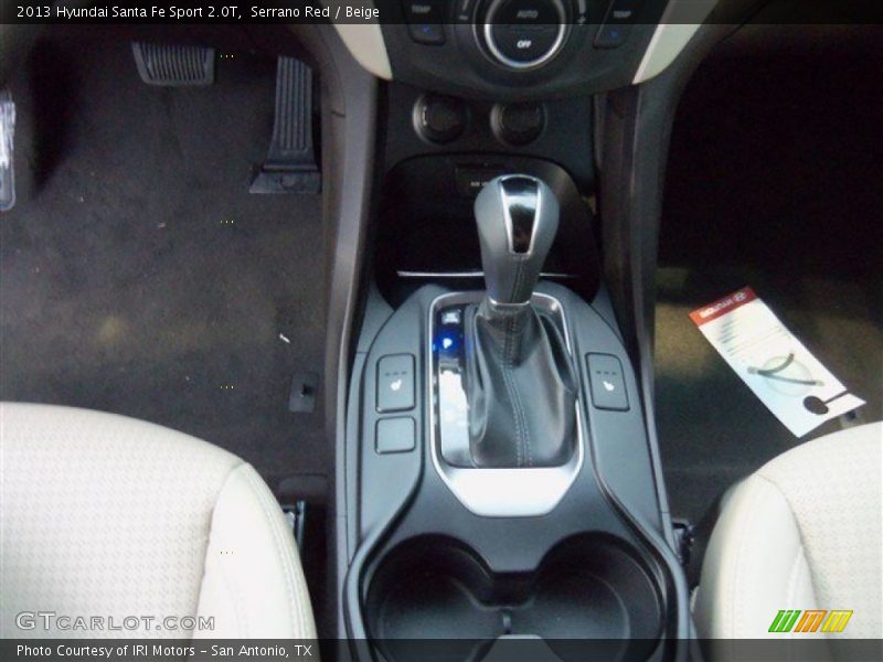 Serrano Red / Beige 2013 Hyundai Santa Fe Sport 2.0T