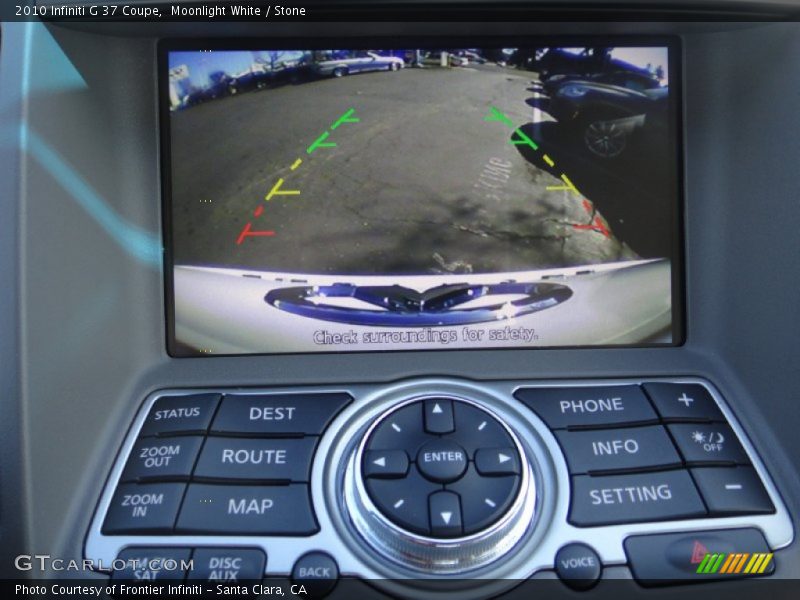 Moonlight White / Stone 2010 Infiniti G 37 Coupe