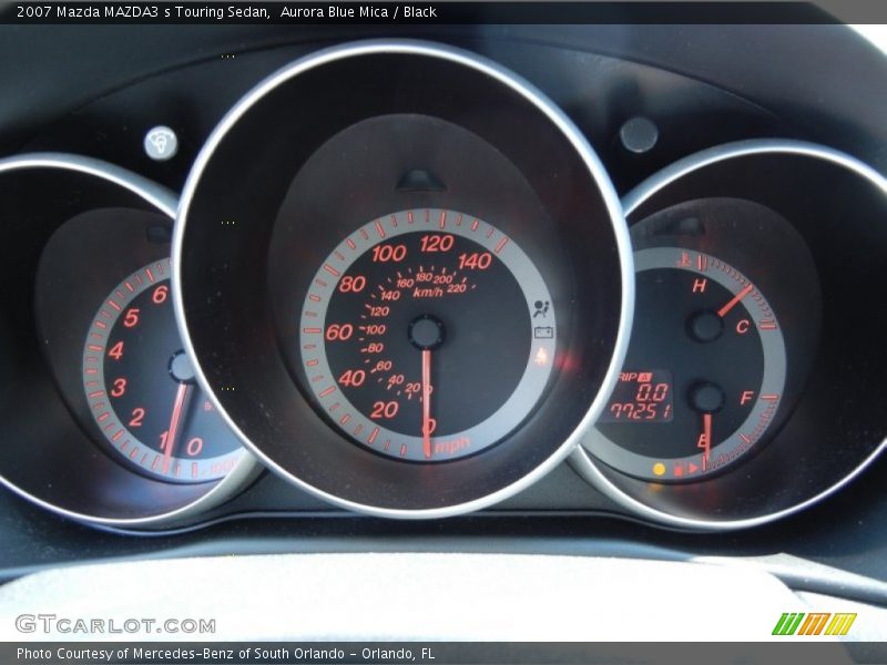  2007 MAZDA3 s Touring Sedan s Touring Sedan Gauges