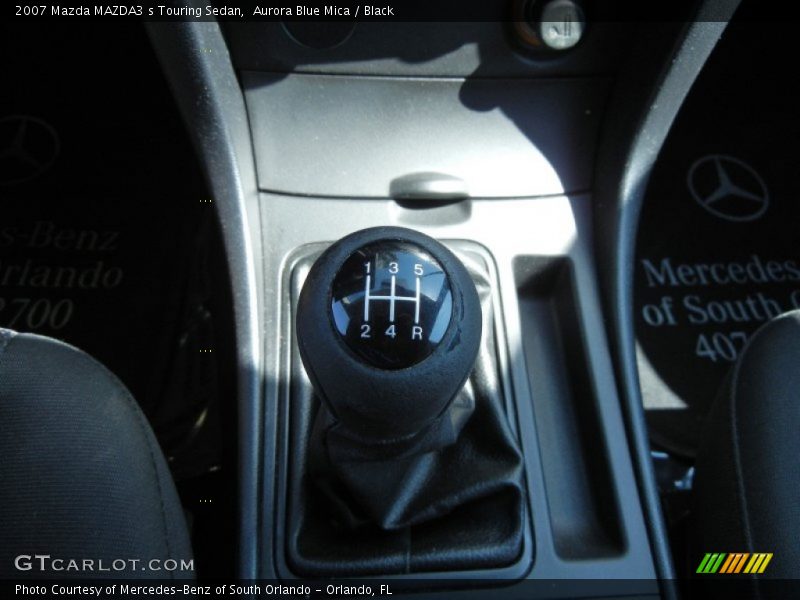  2007 MAZDA3 s Touring Sedan 5 Speed Sport Automatic Shifter