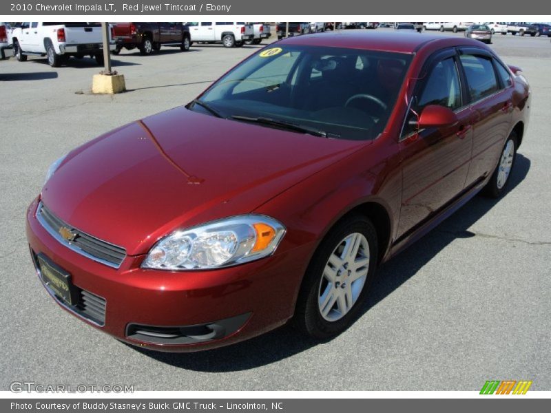 Red Jewel Tintcoat / Ebony 2010 Chevrolet Impala LT