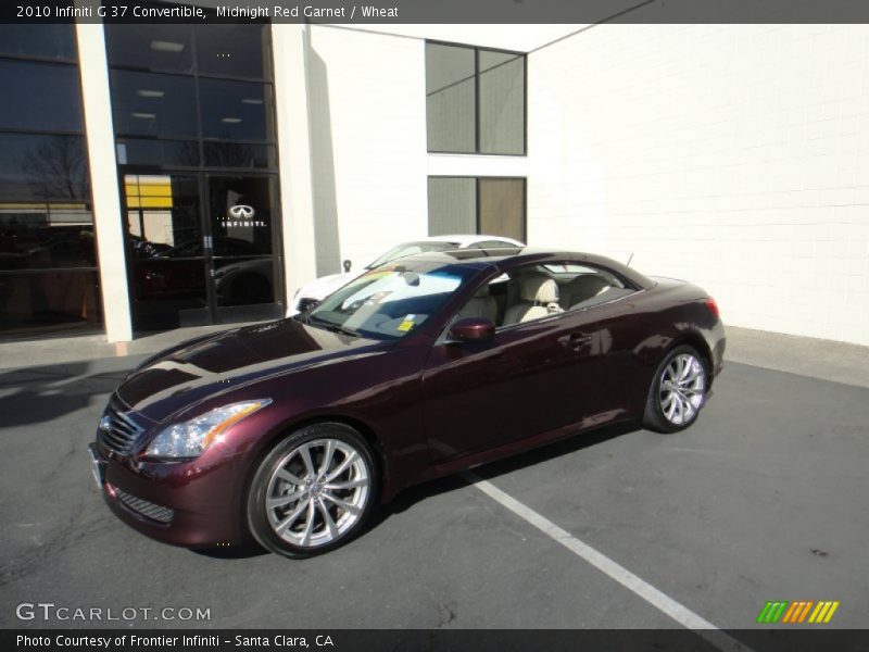 Midnight Red Garnet / Wheat 2010 Infiniti G 37 Convertible