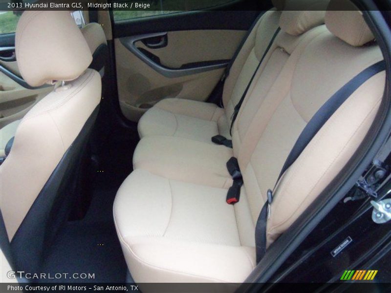 Midnight Black / Beige 2013 Hyundai Elantra GLS