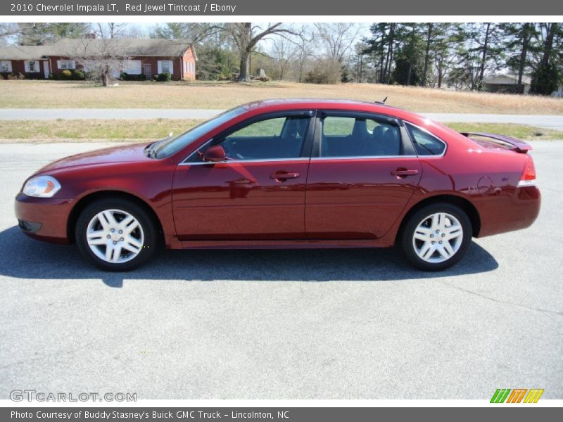 Red Jewel Tintcoat / Ebony 2010 Chevrolet Impala LT