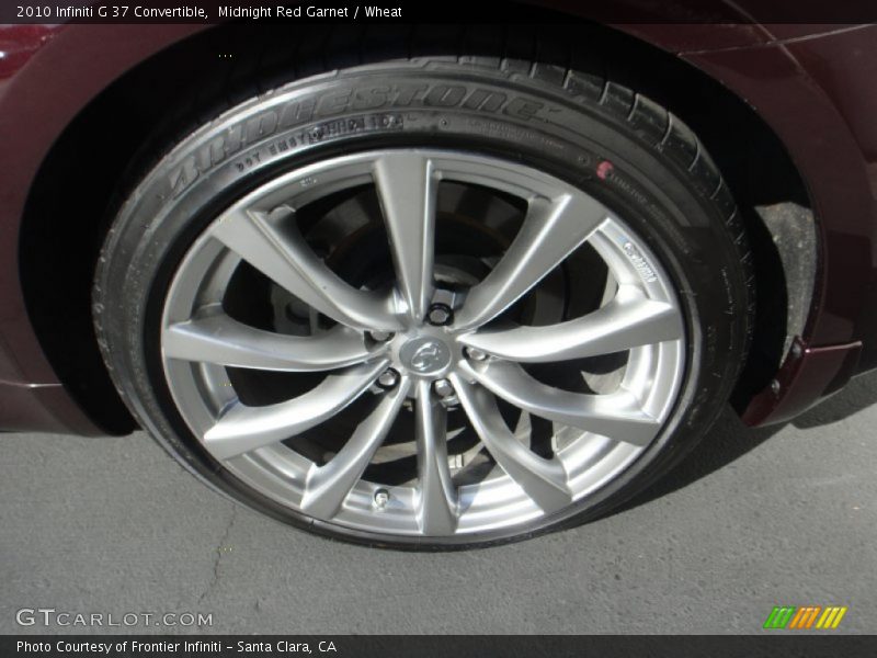 Midnight Red Garnet / Wheat 2010 Infiniti G 37 Convertible