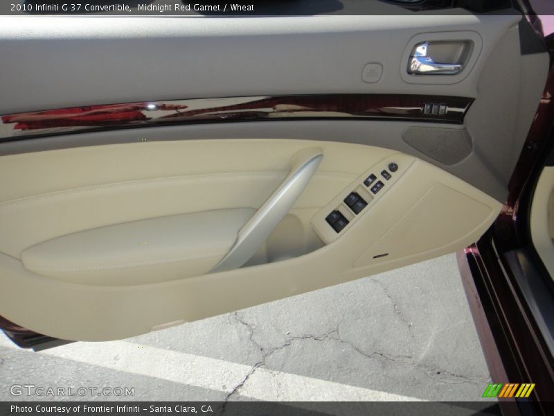 Midnight Red Garnet / Wheat 2010 Infiniti G 37 Convertible