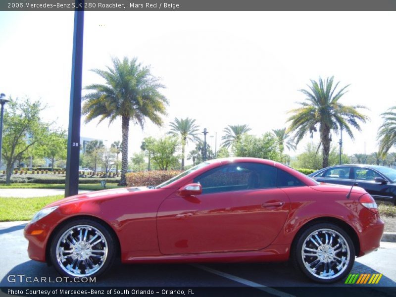 Mars Red / Beige 2006 Mercedes-Benz SLK 280 Roadster