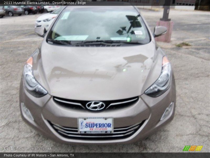 Desert Bronze / Beige 2013 Hyundai Elantra Limited