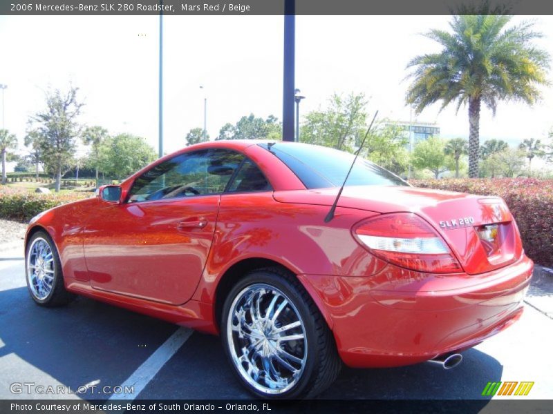 Mars Red / Beige 2006 Mercedes-Benz SLK 280 Roadster
