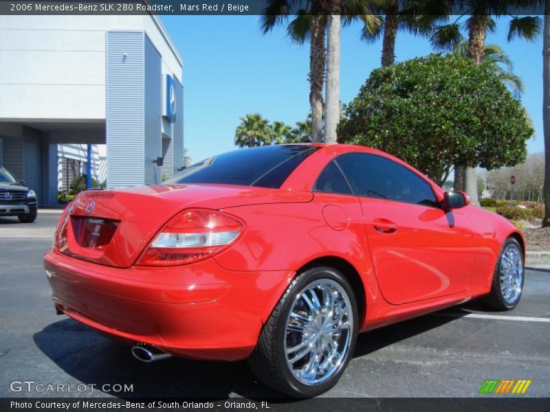 Mars Red / Beige 2006 Mercedes-Benz SLK 280 Roadster